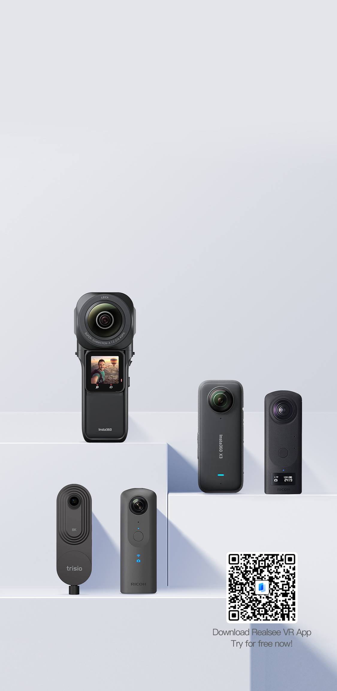 360camera, insta360, Ricoh theta, Trisio, panorama