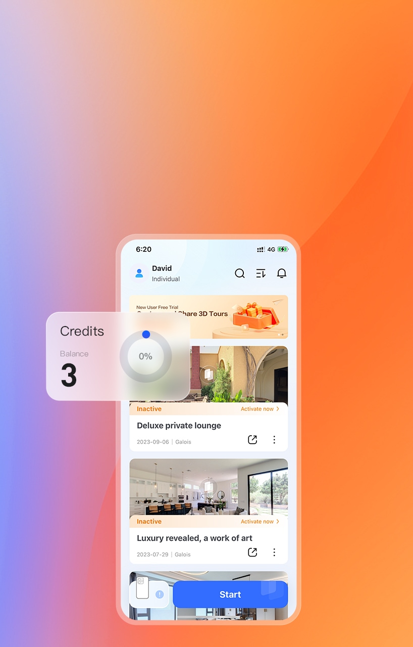 Activate and Share 3D Tours