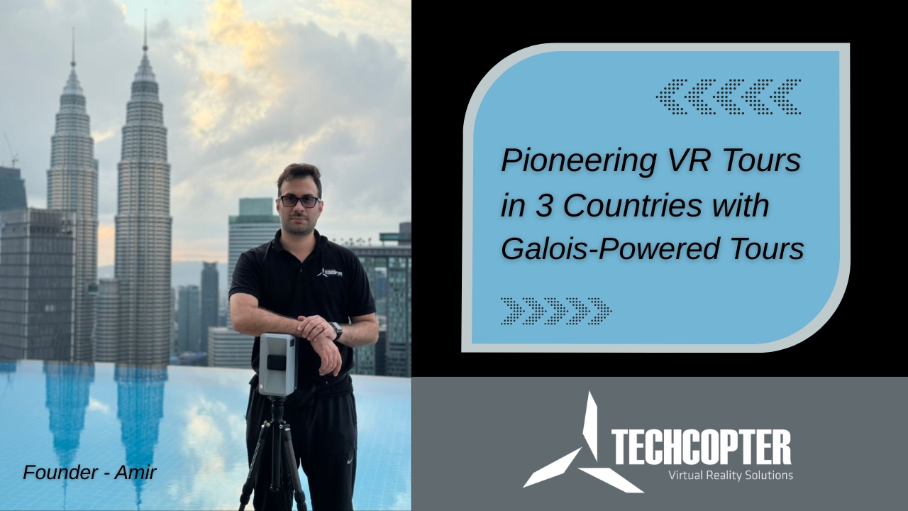 TechCopter uses Realsee Galois's 16K LiDAR to create stunning virtual tours for KL hotels and more.