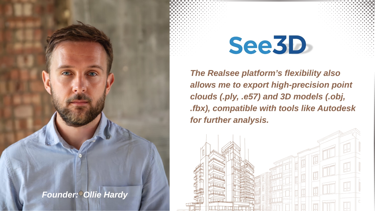 Ollie Hardy of See3D Shifts Gears with Realsee Galois for Construction and Automotive Virtual Tours